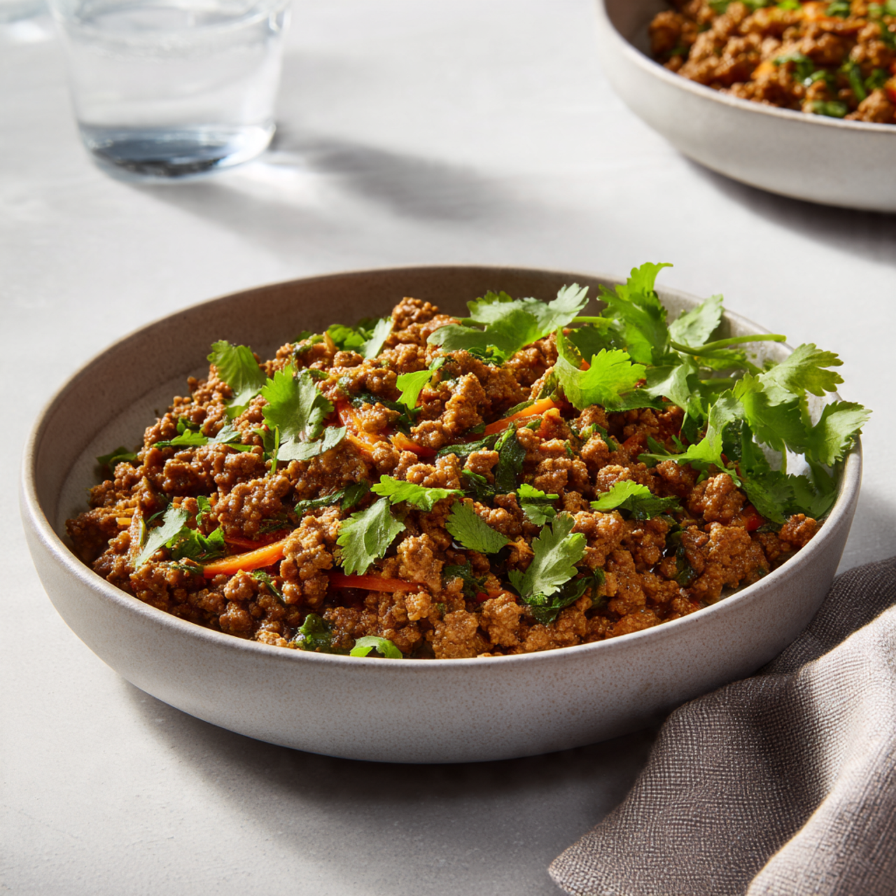 High Protein Ground Beef Lettuce Wraps and Rice Bowls