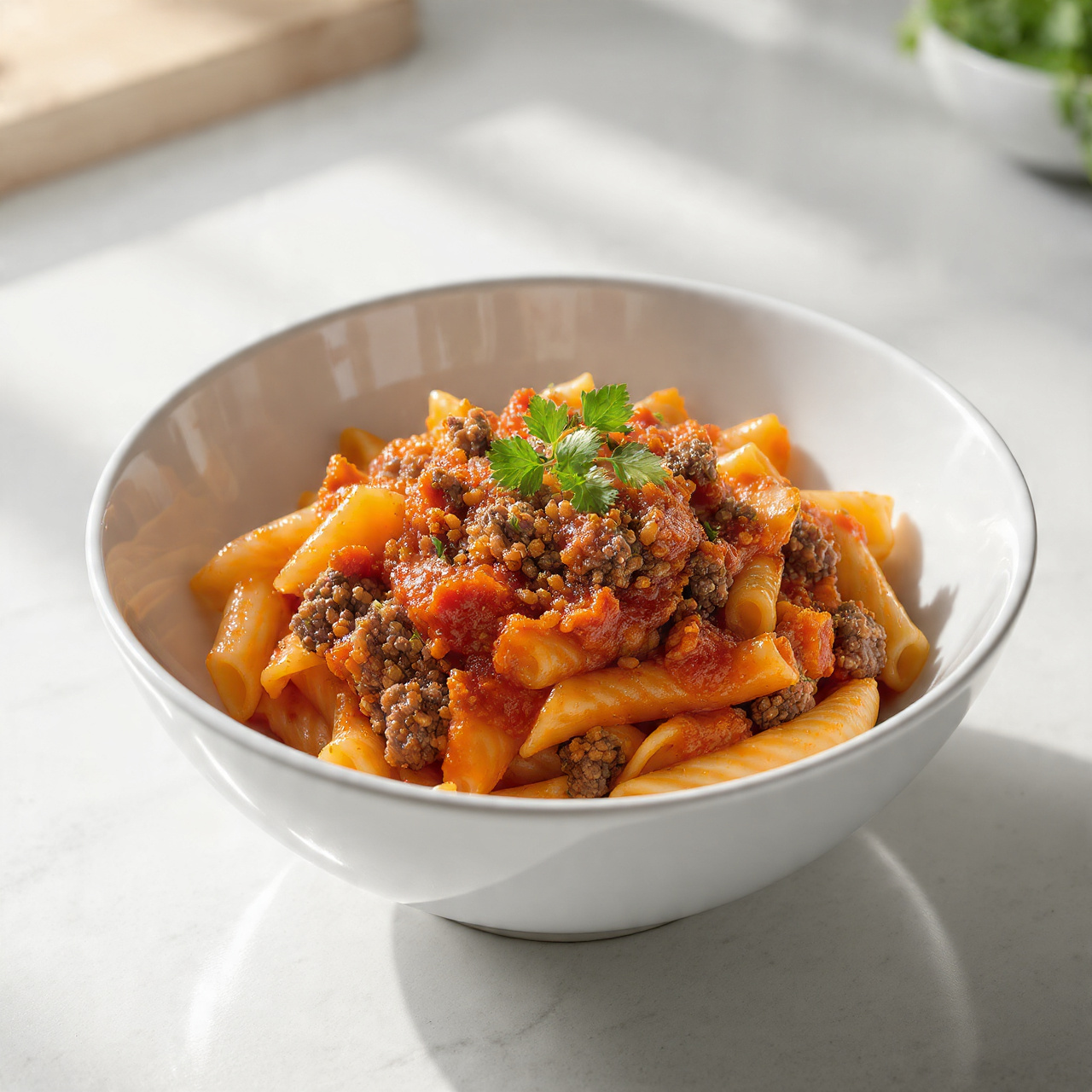 Creamy Cheesy Beef and Shells