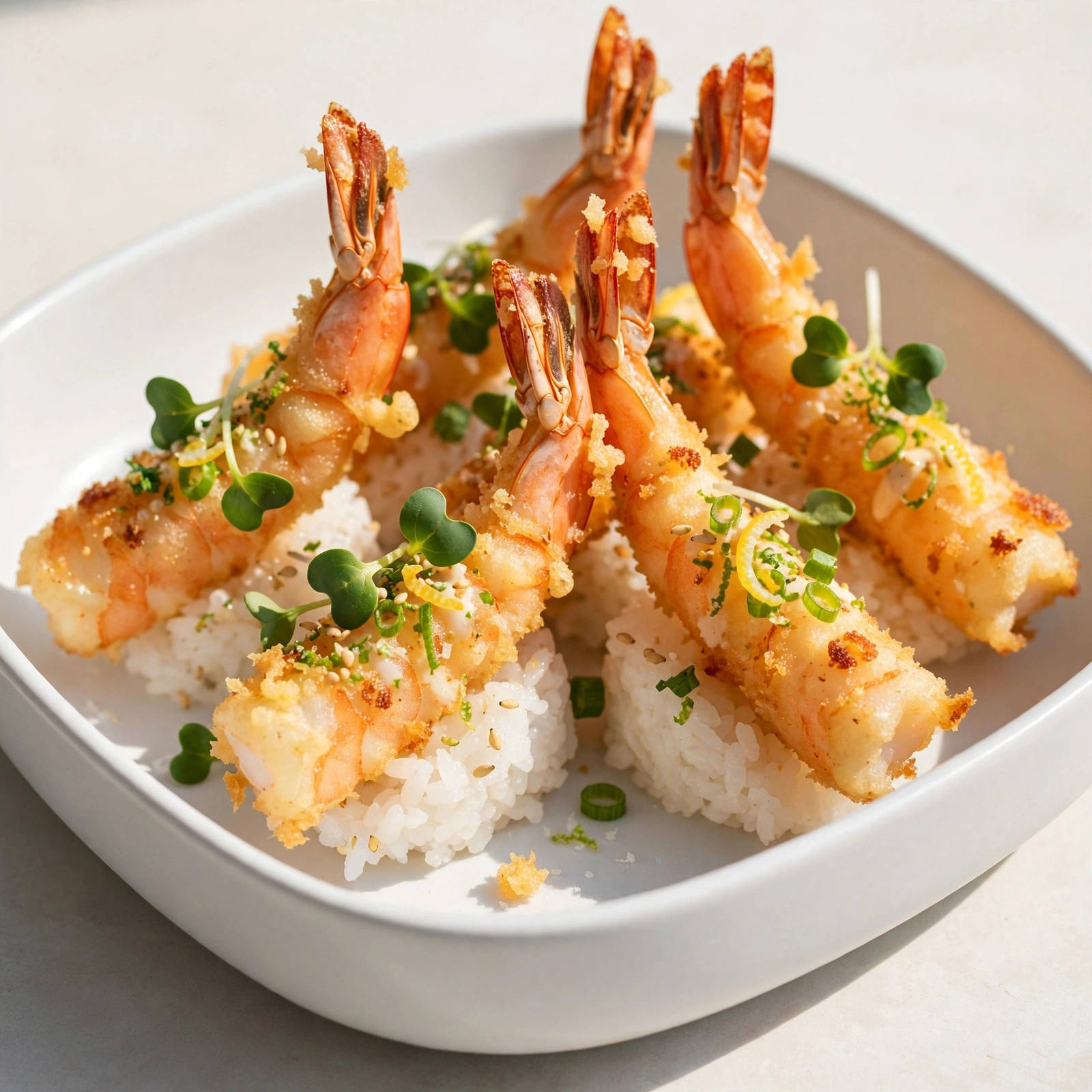 Crispy Shrimp Tempura Sushi Rolls